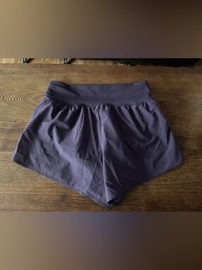 DSG High-Waist Girls Athletic Shorts in Plum